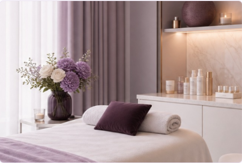 Ruhiger Behandlungsraum von Nelissima Cosmetic