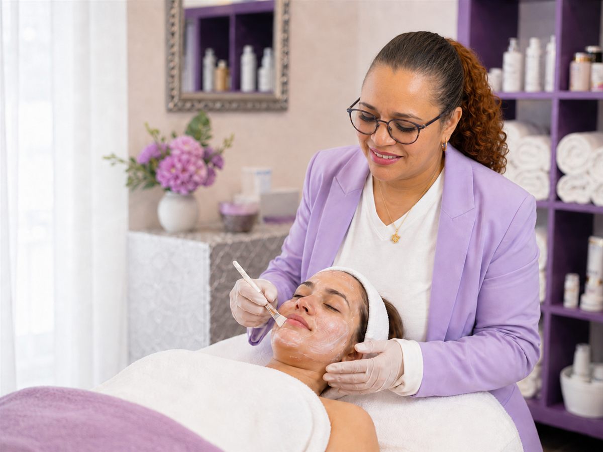 Gesichtsbehandlung bei Nelissima Cosmetic